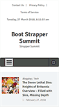 Mobile Screenshot of bootstrappersummit.com